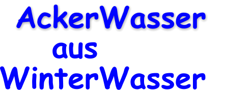 AckerWasser   WinterWasser aus